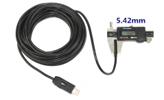 720p HD Endoskop 5,5mm Durchmesser in einem 10-meter-langen Rohr mit USB